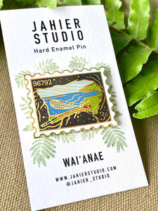 SECONDS ✷ Wai'anae Post Stamp Pin
