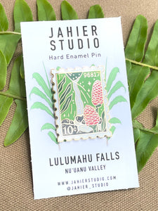 SECONDS ✷ Nu'uanu Valley Post Stamp Pin