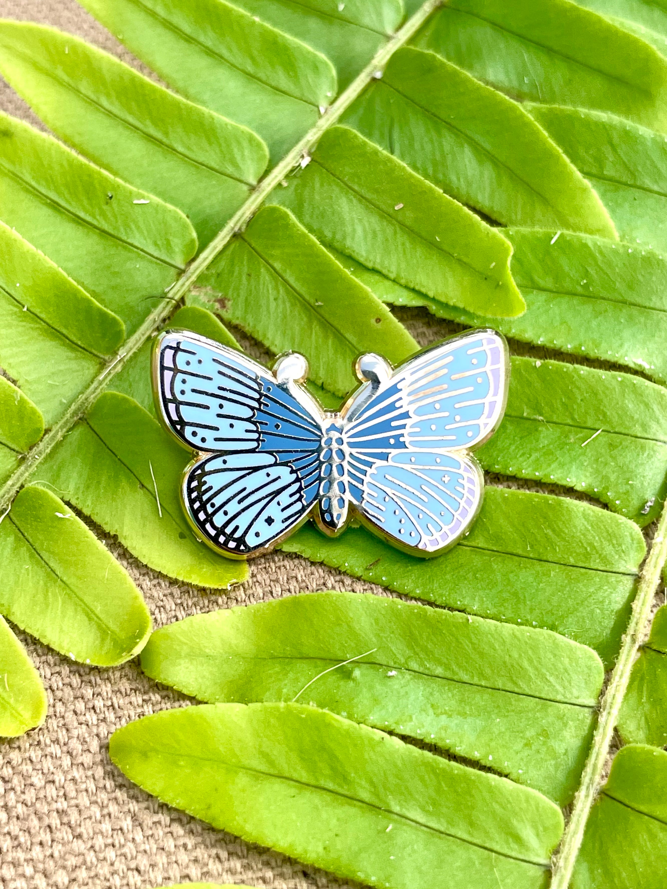 Koa Butterfly Pin