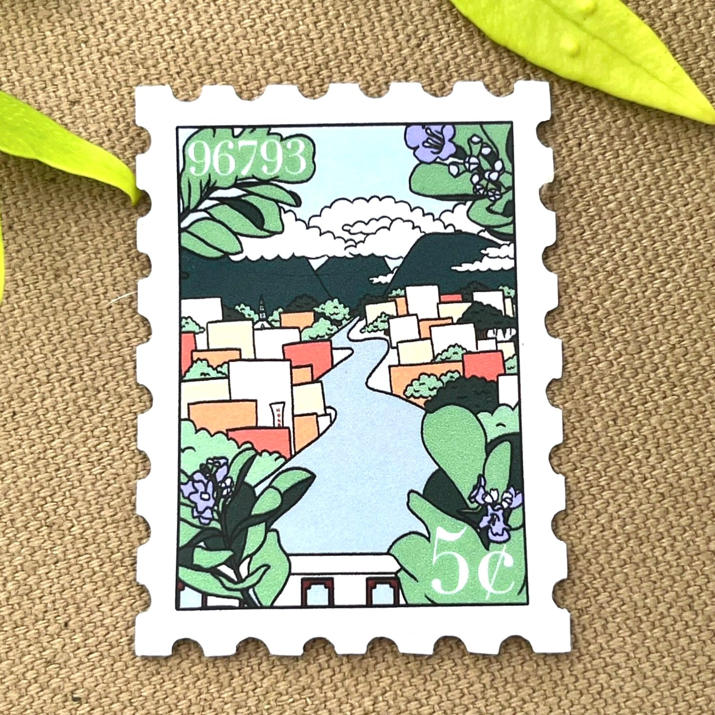 Wailuku Stamp Sticker