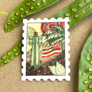 Lahaina Lighthouse Stamp Sticker