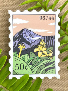 Kāne'ohe Post Stamp Sticker