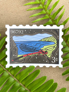 Wai'anae Post Stamp Sticker