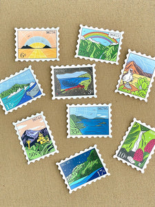 Post Stamp Sticker 10-Pack, Vol 1
