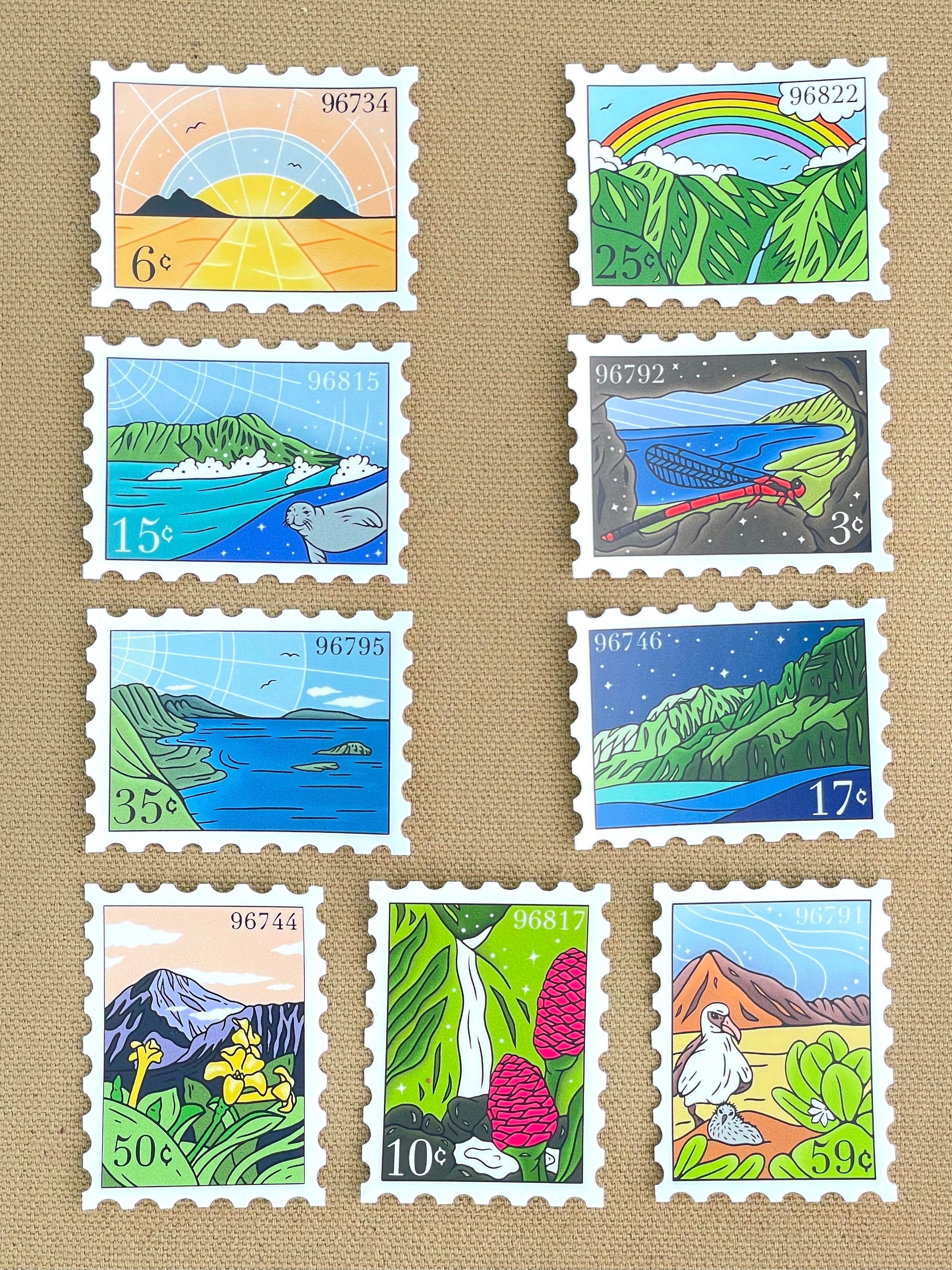 Post Stamp Sticker 10-Pack, Vol 1 – jahierstudio