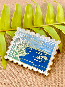 SECONDS ✷ Makapu'u Point Post Stamp Pin